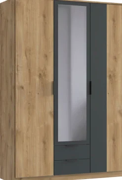 Wimex Drehtürenschrank »Texel in der Breite 135cm« mit Metallgriffen