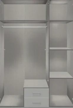 Wimex Drehtürenschrank »Texel in der Breite 135cm« mit Metallgriffen