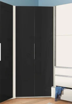 Wimex Eckkleiderschrank »Level by fresh to go« mit Glastüren