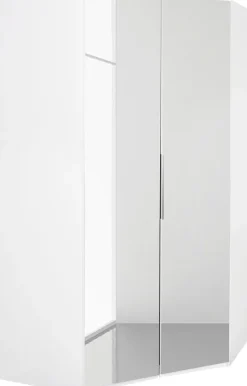 Wimex Eckkleiderschrank »Level by fresh to go« mit Spiegeltüren