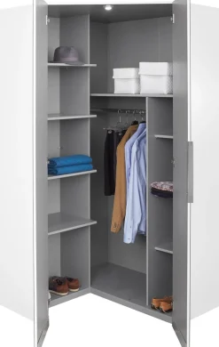 Wimex Eckkleiderschrank »Level by fresh to go« mit Spiegeltüren