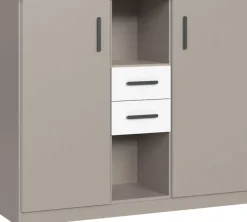 Wimex Highboard »Bahamas, inkl. 2 Schubladen in Absatzdekor, Breite: 122cm« Passend zur Jugendzimmer-Serie Bahamas