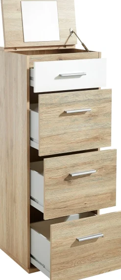 Wimex Hochkommode »Joker« Schminkschrank Schminkkommode mit 4 Schubladen