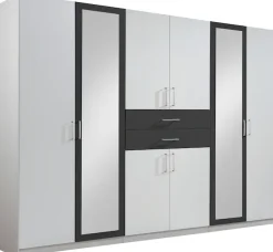 Wimex Kleiderschrank »Diver Drehtürenschrank mit Spiegel, in der Breite 270cm« Bestseller Schlafzimmerschrank wahlweise 3 Innenausstattungen