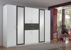 Wimex Kleiderschrank »Diver Drehtürenschrank mit Spiegel, in der Breite 270cm« Bestseller Schlafzimmerschrank wahlweise 3 Innenausstattungen