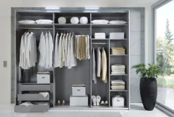 Wimex Kleiderschrank »Indiana by fresh to go, wahlweise mit oder ohne Spiegel« INKLUSIVE Innenausstattung und Selbsteinzug für die Türen,große Breiten250 oder 300cm, mit oder ohne Glasfront, Made in Germany
