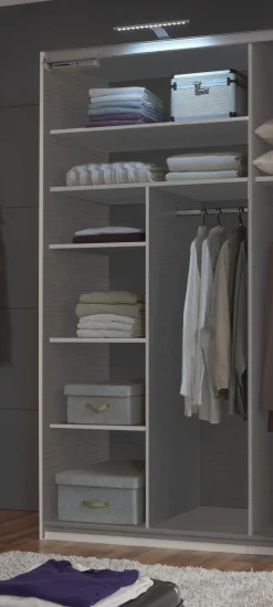 Wimex Kleiderschrank »Indiana by fresh to go, wahlweise mit oder ohne Spiegel« INKLUSIVE Innenausstattung und Selbsteinzug für die Türen,große Breiten250 oder 300cm, mit oder ohne Glasfront, Made in Germany