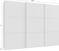 Wimex Kleiderschrank »Indiana by fresh to go, wahlweise mit oder ohne Spiegel« INKLUSIVE Innenausstattung und Selbsteinzug für die Türen,große Breiten250 oder 300cm, mit oder ohne Glasfront, Made in Germany