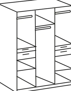 Wimex Kleiderschrank »Koblenz« mit Accessoire-Schubkästen