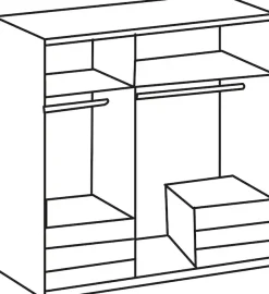 Wimex Kleiderschrank »Level by fresh to go« mit Schubladen