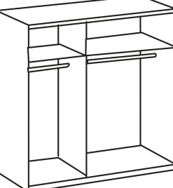 Wimex Kleiderschrank »Level by fresh to go« mit Spiegeltüren