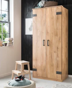 Wimex Kleiderschrank »Liverpool, Made in Germany« Industrial Look, 90x58x199cm, mit Innenausstattung