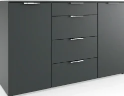 Wimex Kombikommode »Level by fresh to go« 2-türig, mit 4 Schubladen und soft-close Funktion, 135cm breit
