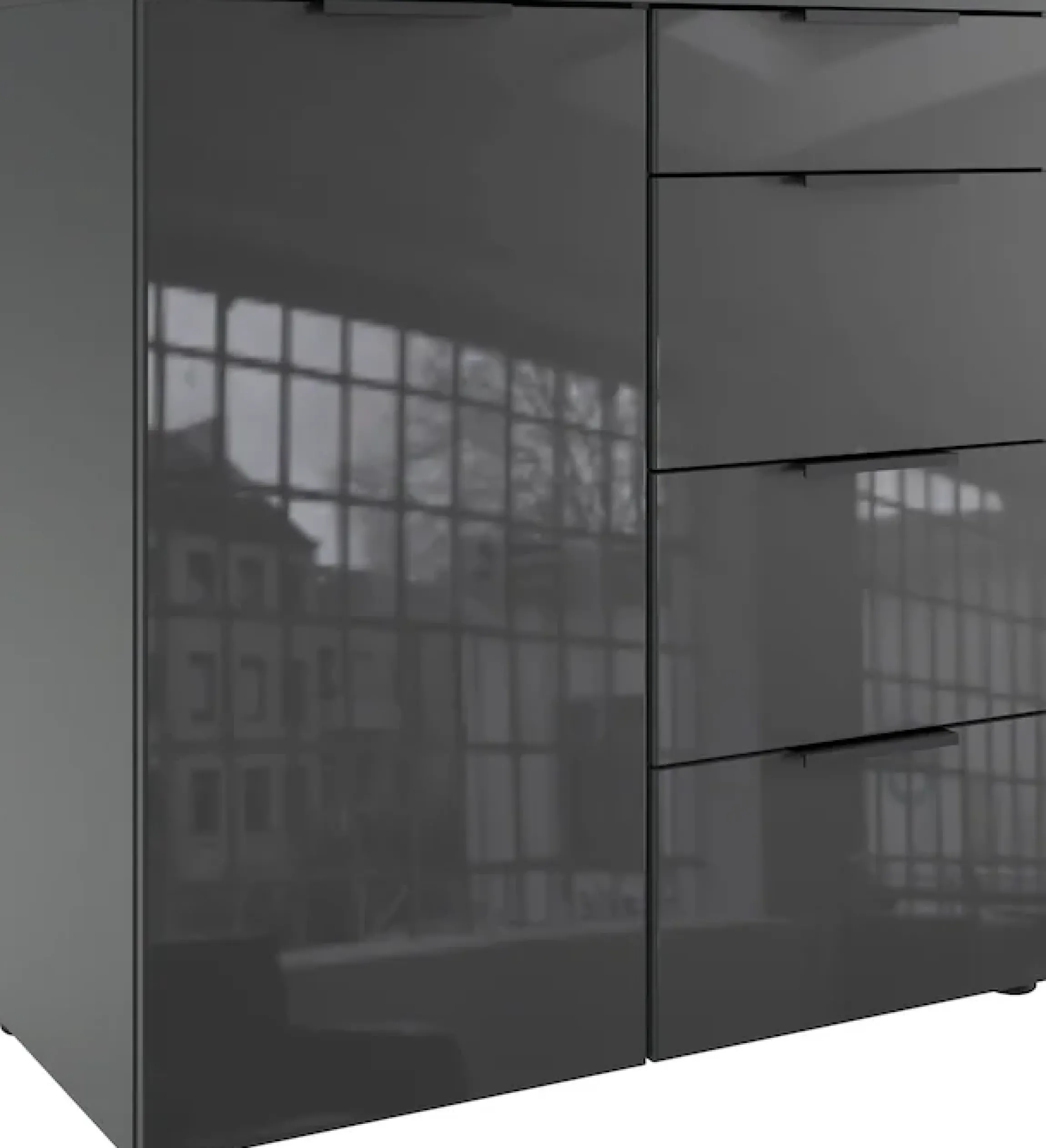 Wimex Kombikommode »Level 36C by fresh to go« mit Glaselementen auf der Front, soft-close Funktion, 81cm breit