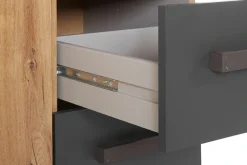 Wimex Kombikommode »Malmoe, Schrank mit 1 Tür und 4 Schubladen, Made in Germany« im rusikalen look, Industrial Design, 81x41x83cm