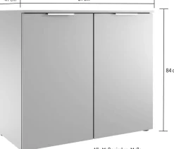 Wimex Kommode »Level by fresh to go« 2-türig mit soft-close Funktion, 81cm breit, 84cm hoch