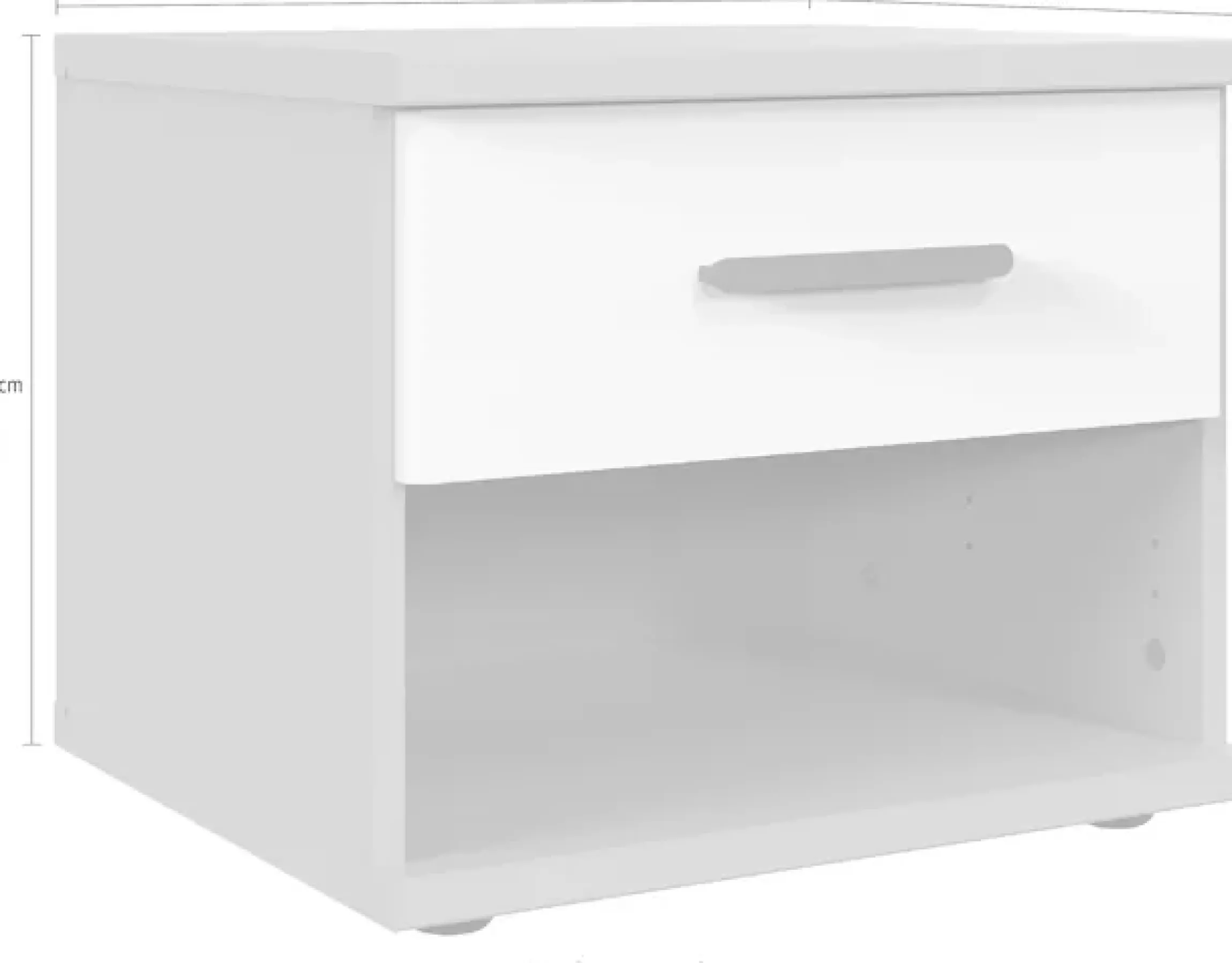Wimex Nachtkommode »Bahamas inkl. Schublade in Absatzdekor, Breite: 46cm, Nachttisch«