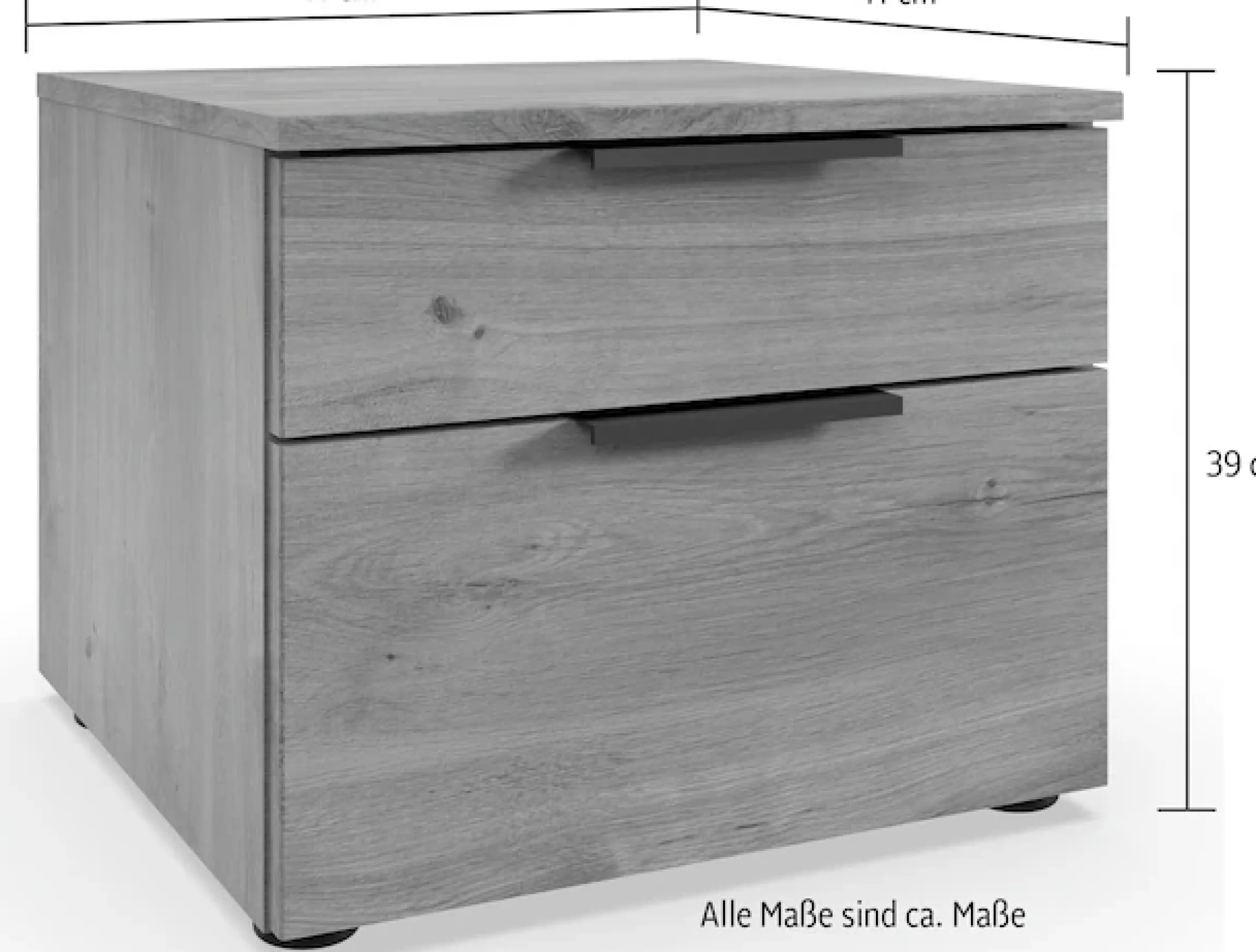 Wimex Nachtkommode »level36 A by fresh to go« 2 Schubladen mit soft-close Funktion