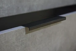 Wimex Nachtkommode »Level36 black C by fresh to go« mit Glaselementen auf der Front, soft-close Funktion, 41cm breit
