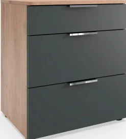 Wimex Nachtkommode »Level by fresh to go« 3 Schubladen mit soft-close Funktion, 54cm breit, 61cm hoch