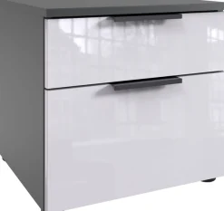Wimex Nachtkommode »level36 D by fresh to go« mit soft-close Funktion und Lackfronten, 2 Schubladen