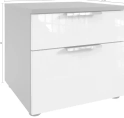 Wimex Nachtkommode »level36 D by fresh to go« 2 Schubladen mit soft-close Funktion, lackierte Front