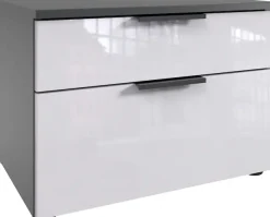 Wimex Nachtkommode »level36 D by fresh to go« mit soft-close Funktion und Lackfronten, 2 Schubladen