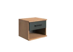 Wimex Nachtkommode »Liverpool, Nachttisch mit 1 Schublade und 1 offenes Fach« modern rustikaler Look, Industrial Design, 46/40/38 cm
