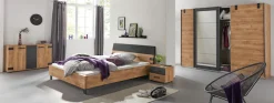 Wimex Nachtschrank »Malmoe, Nachttisch 52x38x40cm, 2 Schubladen« einzeln oder im praktischen 2er Set, rusikaler look, Industrial Design