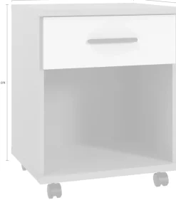 Wimex Rollcontainer »Bahamas, Rollwagen auf Kunststoffrollen, inkl. Schublade«