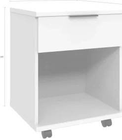 Wimex Rollcontainer »Norderney, B/T/H 46/40/58cm in 2 Farben« 1 Schublade und 1 offenes Fach, auf Kunststoffrollen