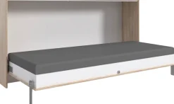 Wimex Schrankbett »Juist Schrankklappbett Gästebett« horizontal klappbar, 3 Liegeflächen, mit Lattenrost, Made in Germany