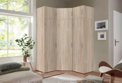 Wimex Schranksystem »Münster« Spar-Set, 6tlg: Eckschrank+ 2 Schränke 50cm breit+ 3 Aufsatzmodule,Mehrzweckschrank