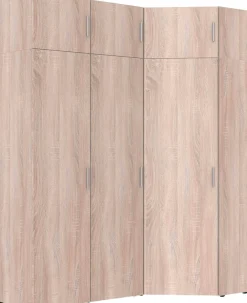 Wimex Schranksystem »Münster« Spar-Set, 6tlg: Eckschrank+ 2 Schränke 50cm breit+ 3 Aufsatzmodule,Mehrzweckschrank