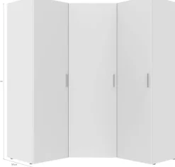 Wimex Schranksystem »Münster« Spar-Set, 3tlg: Eckschrank+ 2 Schränke 50cm breit,Mehrzweckschrank