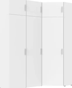 Wimex Schranksystem »Münster« Spar-Set, 6tlg: Eckschrank+ 2 Schränke 30cm breit+ 3 Aufsatzmodule,Mehrzweckschrank