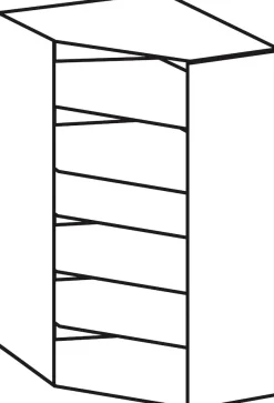 Wimex Schranksystem »Münster« Spar-Set, 6tlg: Eckschrank+ 2 Schränke 30cm breit+ 3 Aufsatzmodule,Mehrzweckschrank