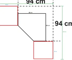 Wimex Schranksystem »Münster« Spar-Set, 3tlg: Eckschrank+ 2 Schränke 40cm breit,Mehrzweckschrank