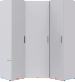 Wimex Schranksystem »Münster« Spar-Set, 3tlg: Eckschrank+ 2 Schränke 40cm breit,Mehrzweckschrank