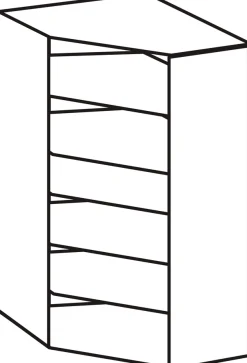 Wimex Schranksystem »Münster« Spar-Set, 6tlg: Eckschrank+ 2 Schränke 30cm und 40cm breit+ 3 Aufsatzmodule,Mehrzweckschrank