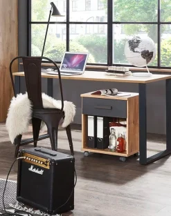 Wimex Schreibtisch »Liverpool, Tisch im coolen Loft Style« mit Kufen aus Metall, 140/70/74 cm