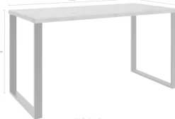 Wimex Schreibtisch »Norderney« aus Holzwerkstoff und Metall, 140x70cm