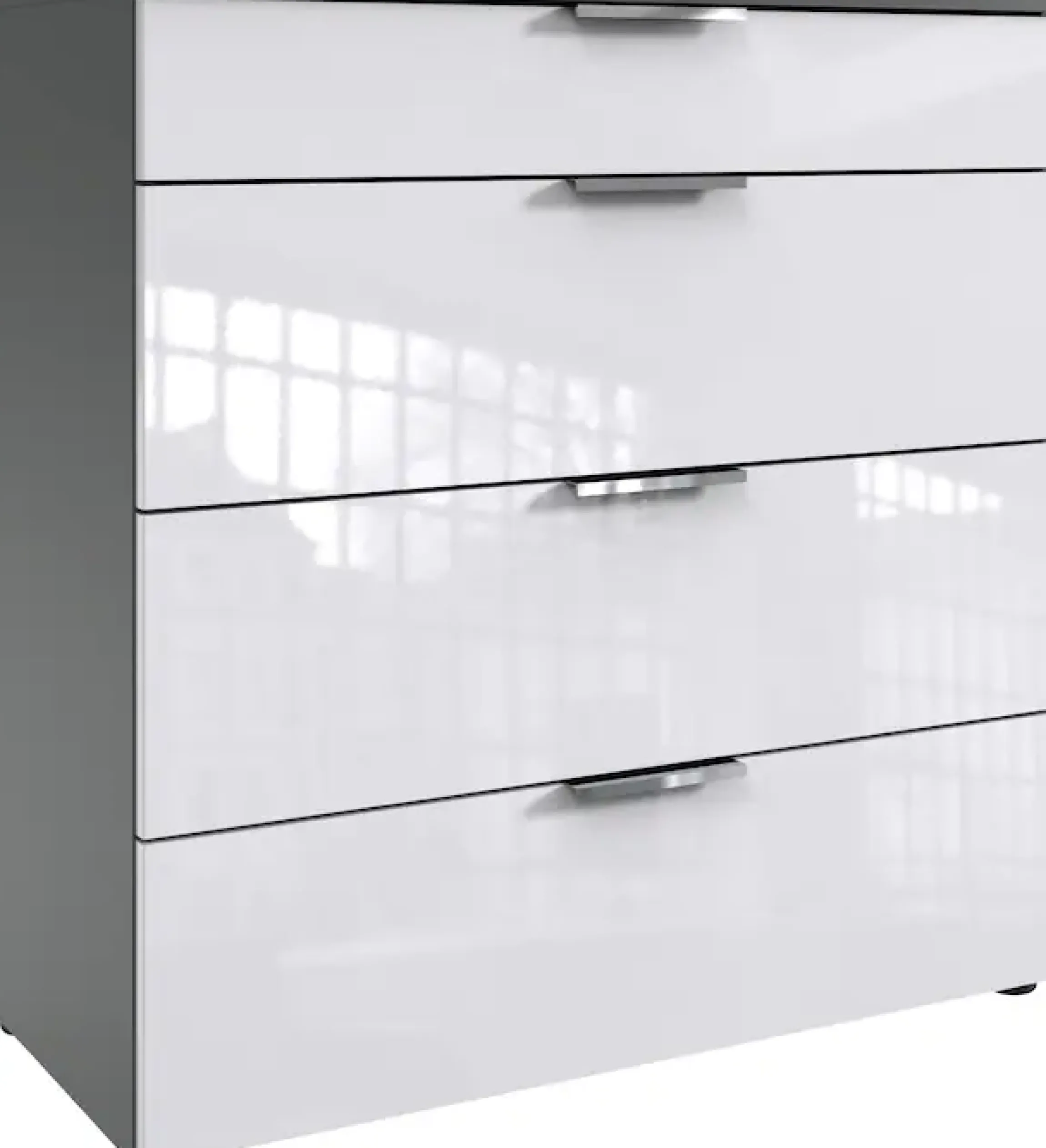 Wimex Schubkastenkommode »level36 D by fresh to go« mit soft-close Funktion und Lackfronten, 4 Schubladen, Kommode hoch