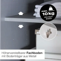 Wimex Schwebetürenschrank »Bali in den Breiten 225cm & 270cm, Kleiderschrank mit Glaselement« Schrank mit 3 Türen, in den Farben: grafit oder saharagrau erhältlich