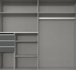Wimex Schwebetürenschrank »Barcelona« mit Glaselementen und Schubladen