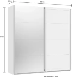 Wimex Schwebetürenschrank »Chalet« in Landhausoptik, mit Spiegeltür