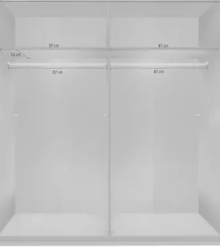 Wimex Schwebetürenschrank »Dundee, Glitzern und Funkeln im Schlafzimmer durch Strassdekor« Kleiderschrank mit Spiegel, 180x64x198cm, Made in Germany