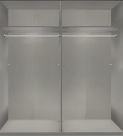 Wimex Schwebetürenschrank »Dundee, Glitzern und Funkeln im Schlafzimmer durch Strassdekor« Kleiderschrank mit Spiegel, 180x64x198cm, Made in Germany