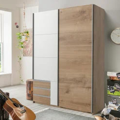 Wimex Schwebetürenschrank »Emden« Mit Außenschubkästen