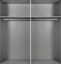 Wimex Schwebetürenschrank »Katar, Kleiderschrank erhältlich in den Breiten 225cm und 270cm« inkl. Spiegel, Akzente in Gold